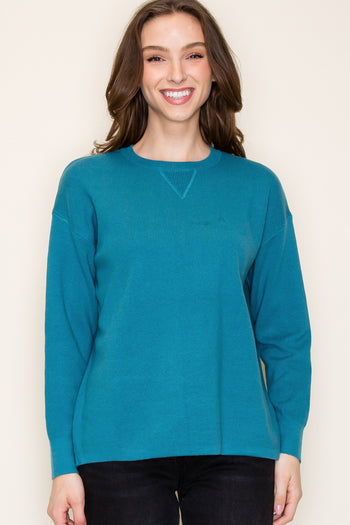 Teal Basic Layering Top