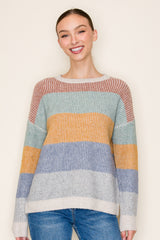 Thanksgiving Ready Colorblock Sweater