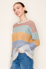 Thanksgiving Ready Colorblock Sweater