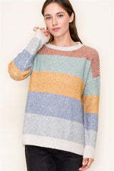 Thanksgiving Ready Colorblock Sweater