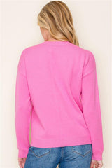 In My Heart Pink Pullover