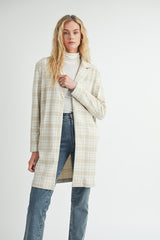 Brooklyn Beige Stretch Knit Jacket