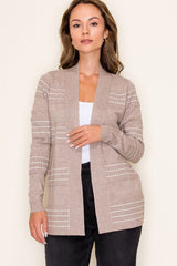 Stitched Cardigan - 4 Colors!