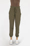 Olive High Waist Joggers