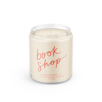 Book Shop 8 oz Soy Wax Hand-Poured Candle