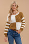 Chenille Checks & Stripes Sweaters -2 Colors!