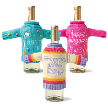 It's Your Birthday Wine Bottle Sweater