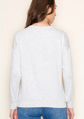 Soft Lightweight Long Sleeve Basic Tops - 2 Colors!