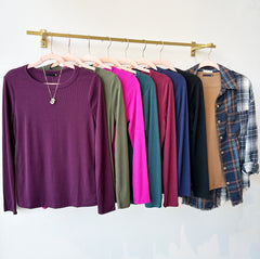 Basic Baby Rib Tops - 8 Colors!