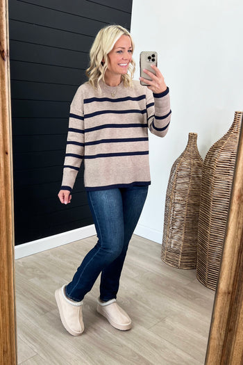 The Demi Striped Pullovers - 2 Colors!