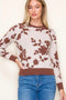 Autumn Views Floral Pullover