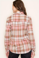 Allie Plaid Knit Tops - 2 Colors!