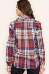 Allie Plaid Knit Tops - 2 Colors!