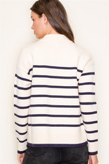 Classic Cozy Striped Sweater Jackets - 2 Colors!