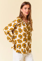 All The Right Reasons Floral Tops - 2 Colors!