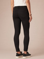 Democracy High Rise Ab Solution Ankle Skinny Black Jeans