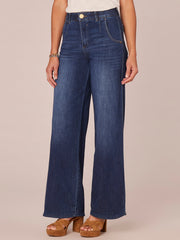 Democracy Ab Solution Skyrise Wide Leg Tulip Hem Jeans