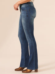 Democracy Blue Denim Ab Solution Itty Bitty Bootcut Jeans