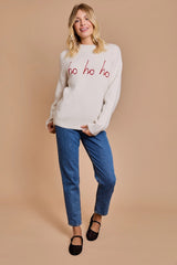 Ho Ho Ho Mock Neck Sweater - 2 Colors! - FINAL SALE