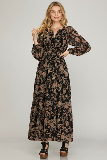 Black Fall Romance Dress