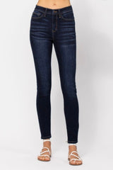 Judy Blue High Rise Dark Wash Skinny Jeans