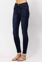 Judy Blue High Rise Dark Wash Skinny Jeans