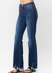 Judy Blue Distressed Hem Boot Cut Jean