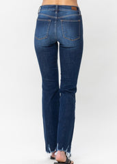 Judy Blue Distressed Hem Boot Cut Jean