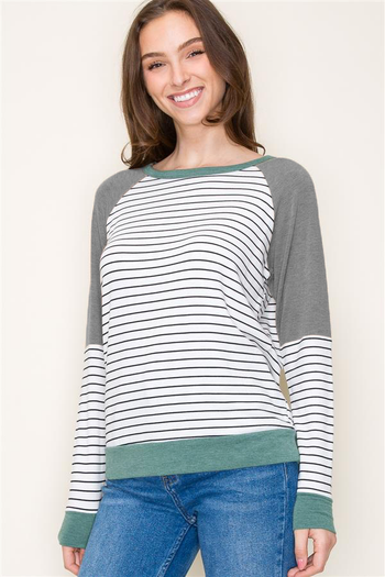 Soft Knit Colorblock Tops - 2 Colors!