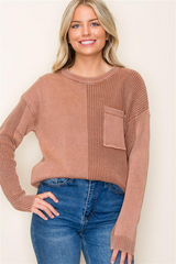 Washed Textured Sweaters - 3 Colors!