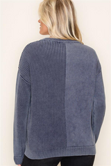 Washed Textured Sweaters - 3 Colors!