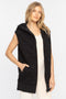 Mono B Quilted Hooded Zip Vests - 3 Colors!