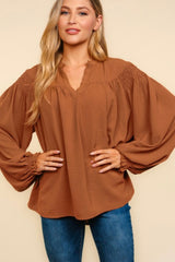 Caramel Apples Relaxed Blouse