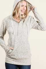 Shimmer Animal Thumbhole Hoodie