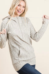 Shimmer Animal Thumbhole Hoodie