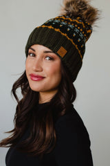 Top Of The Mountain Pom Hats - 2 Colors!