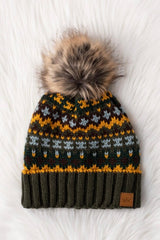 Top Of The Mountain Pom Hats - 2 Colors!