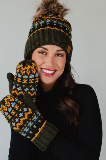 Top Of The Mountain Mittens - 2 Colors!