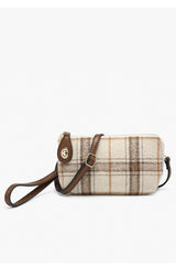 Plaid Kendall Convertible Wristlet Crossbody