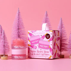 Merry Berry Lip Scrub & Lip Balm Set