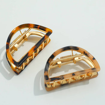 Rosalie Small Half Moon Claw Clips - 4 Colors!