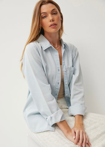 Ultimate Classic Tencel Button Down Tops - 2 Colors!