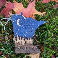 Minnesota Night Sky 5" Ornament - FINAL SALE