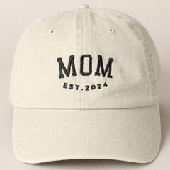 Mom Established 2024 Hat - 2 Colors!