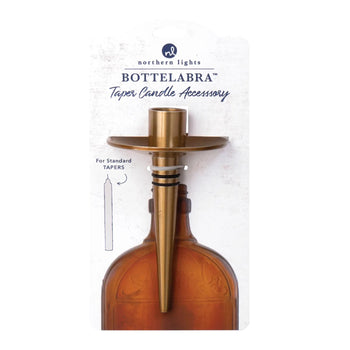 Bottlelabra Gold Taper Accessory