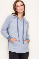 Blanket Stitch Hoodies - 3 Colors!