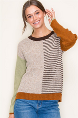 The Maple Striped Sweater - 2 Colors!