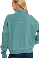 French Terry Half Zip Pullovers - 2 Colors!