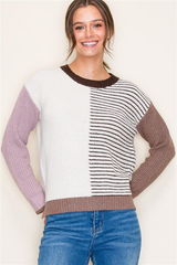 The Maple Striped Sweater - 2 Colors!