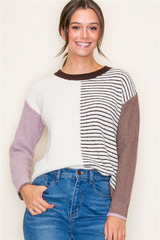 The Maple Striped Sweater - 2 Colors!